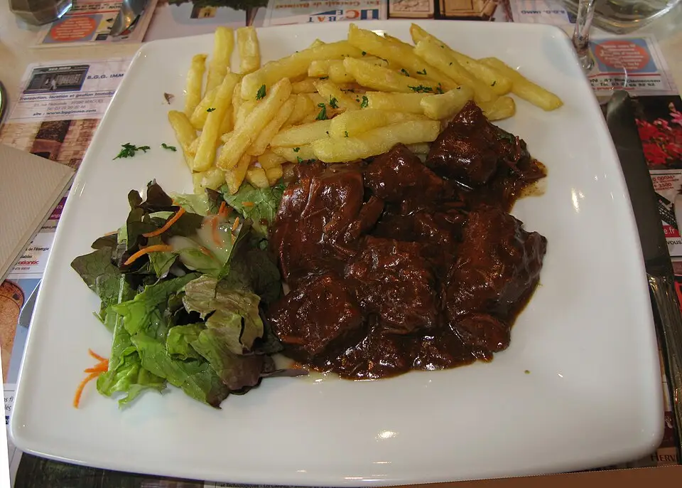 Stoofvlees (Flemish beef stew), Bruges